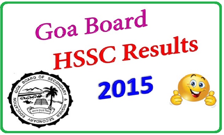 Goa HSSC Results 2015