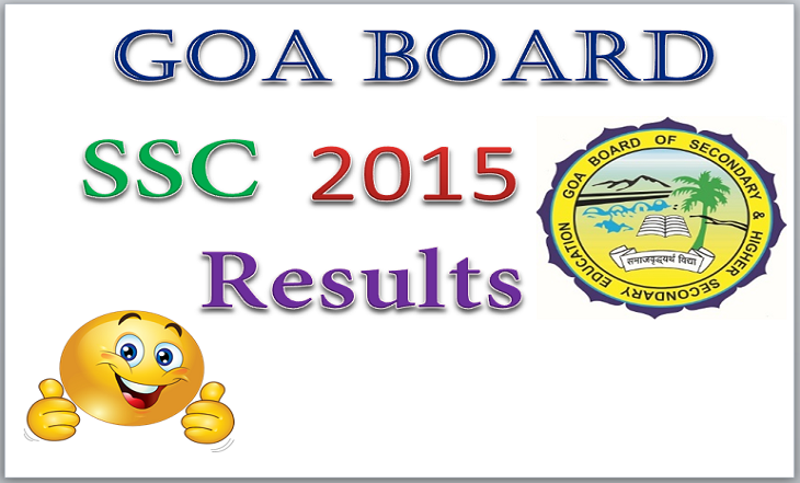 Goa SSC Results 2015