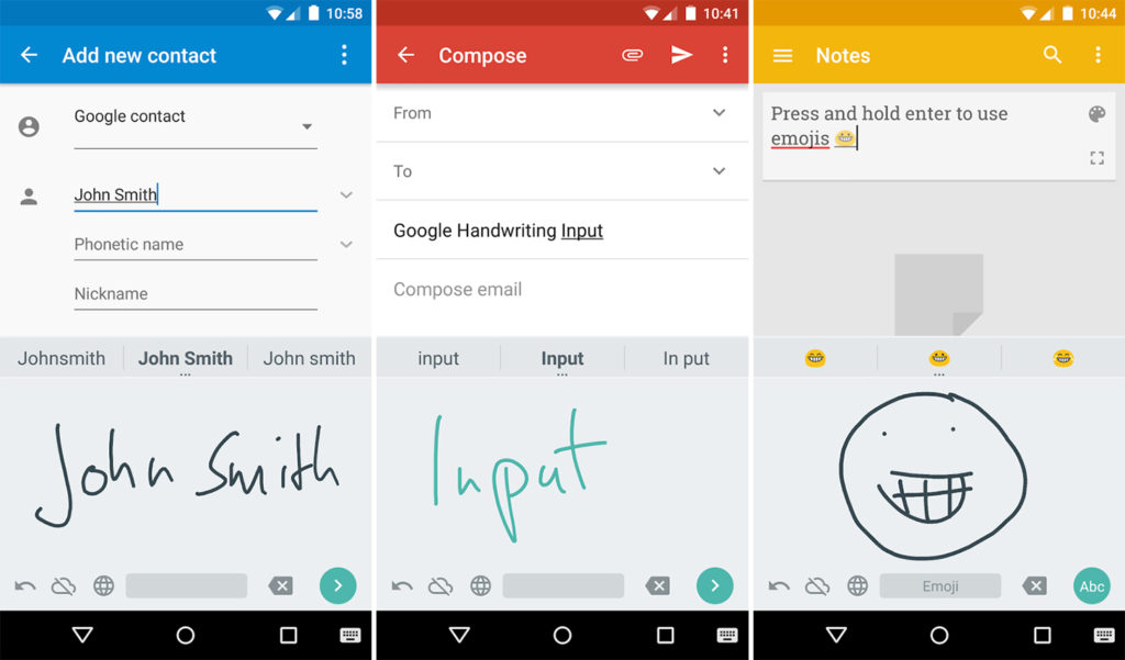 Google Launches Handwriting Input Tool for all android new version