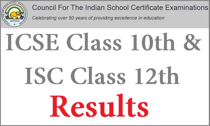 ICSE Class 10th & ISC Class 12th Results