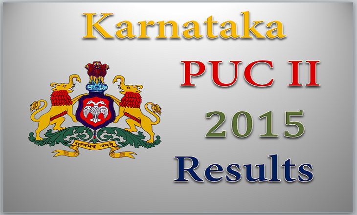 Karnataka PUC II Exam Results 2015
