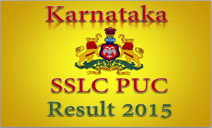 Karnataka SSLC 2nd PUC Results 2015 