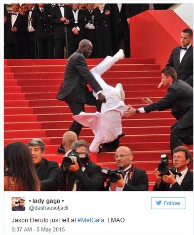 MET Gala 2015 Best of Falls, Photo Bombs, Sheer Dress Moments and Memes