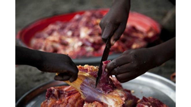 human_meat_served in nigeria restaurant