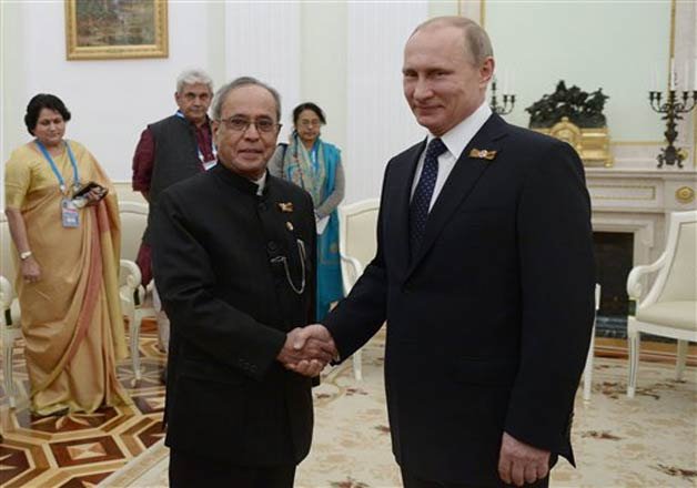 President Pranab Mukherjee Inaugurates Indian Culture 'Namaste Russia' Festival in Moscow