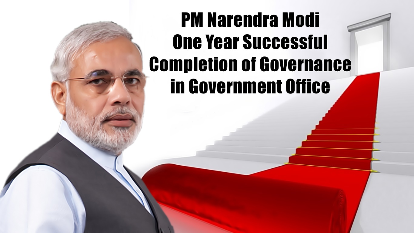 Narendra Modi succesful one year in government office