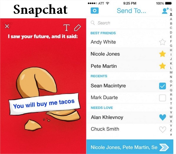 Snapchat’s allows users to Share News: