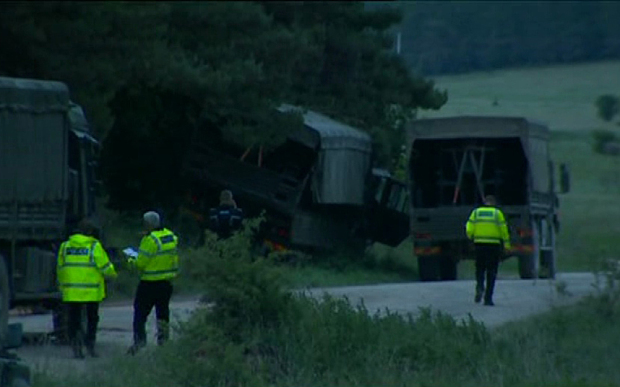 Video: 21 Indian soldiers injured in a Road Crash in UK