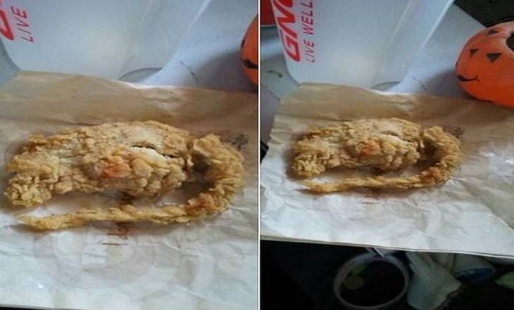 KFC serves fried rat instead of chicken wings