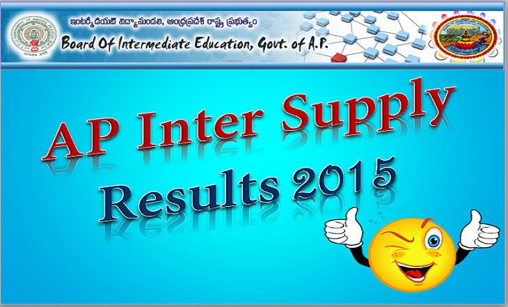 AP Inter 1st and 2nd year Results 2015 