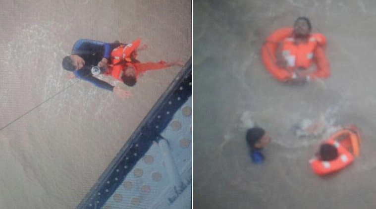 Navy, Coast Guard Rescue 14 Crew Members from Sinking Vessel