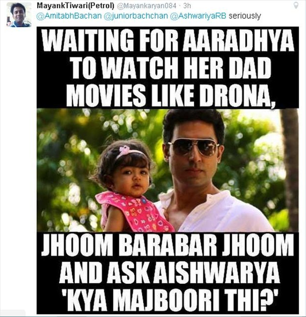 Abhishek Bachchan Gives It Back To Twitter User For Bringing Aaradhya Into A Meme 