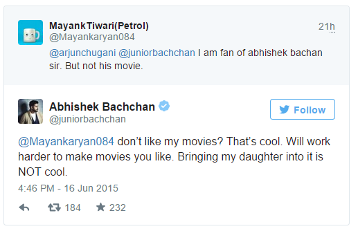 Abhishek Bachchan Gives It Back To Twitter User For Bringing Aaradhya Into A Meme 