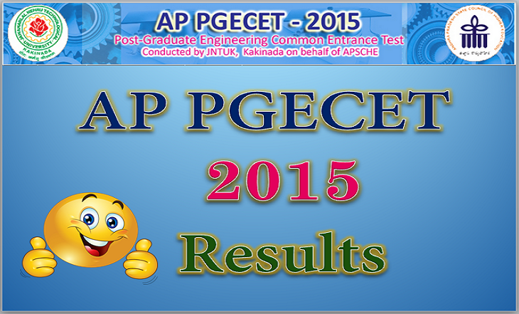 AP PGECET 2015 Results