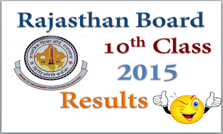Rajasthan Board 10th Class Results 2015