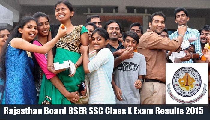 BSER Rajasthan Board SSC Class 10 Xth Exam Results 2015 Declared @ www.rajresults.nic.in on June 10 at 11 AM