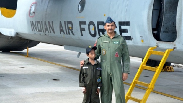 11-Year-Old Becomes Young Honorary Pilot of IAF