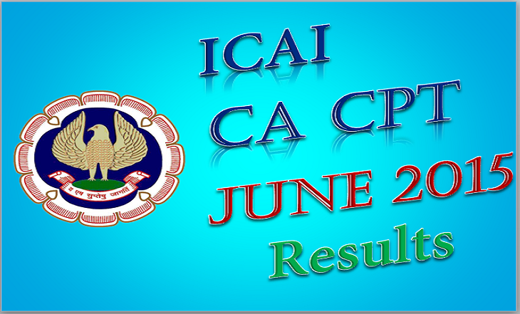 ICAI CA CPT Results 2015