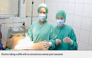 Latest Instagram trend: Doctors are taking selfies next to 