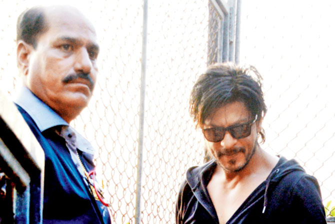 SRK with spot boy Subhash