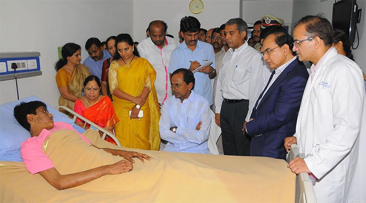 CM KCR,Telangana CM,KCR,Pratyusha gets help of KCR, KCR promises Pratyusha