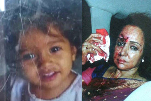 hema-girl griefs for the death of 4 years girl child