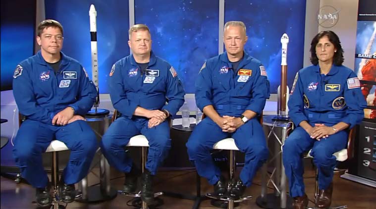 Four astronauts selected to test fly spacecrafts