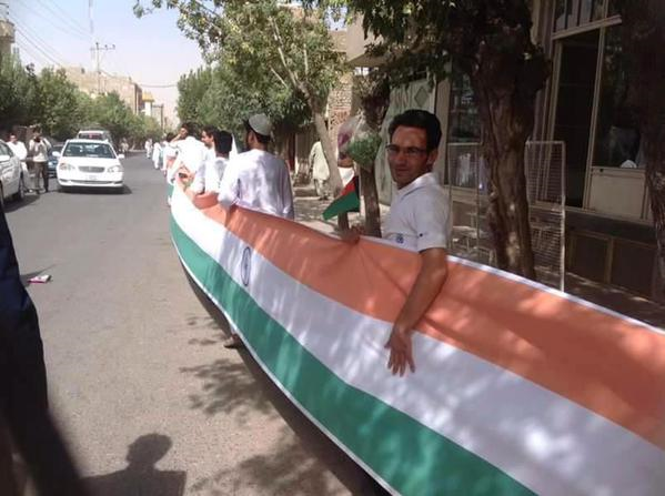 Afghans Thank India With A 100m Tricolour Friendship Flag For Reconstructing The Salma Dam