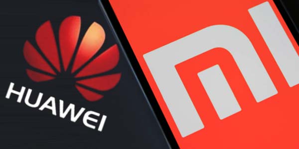 xiaomi and huawei on top position