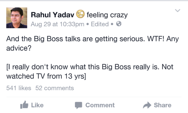 Rahul Yadav-Big Boss 9