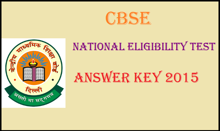 CBSE NET 2015 Official Answer Key