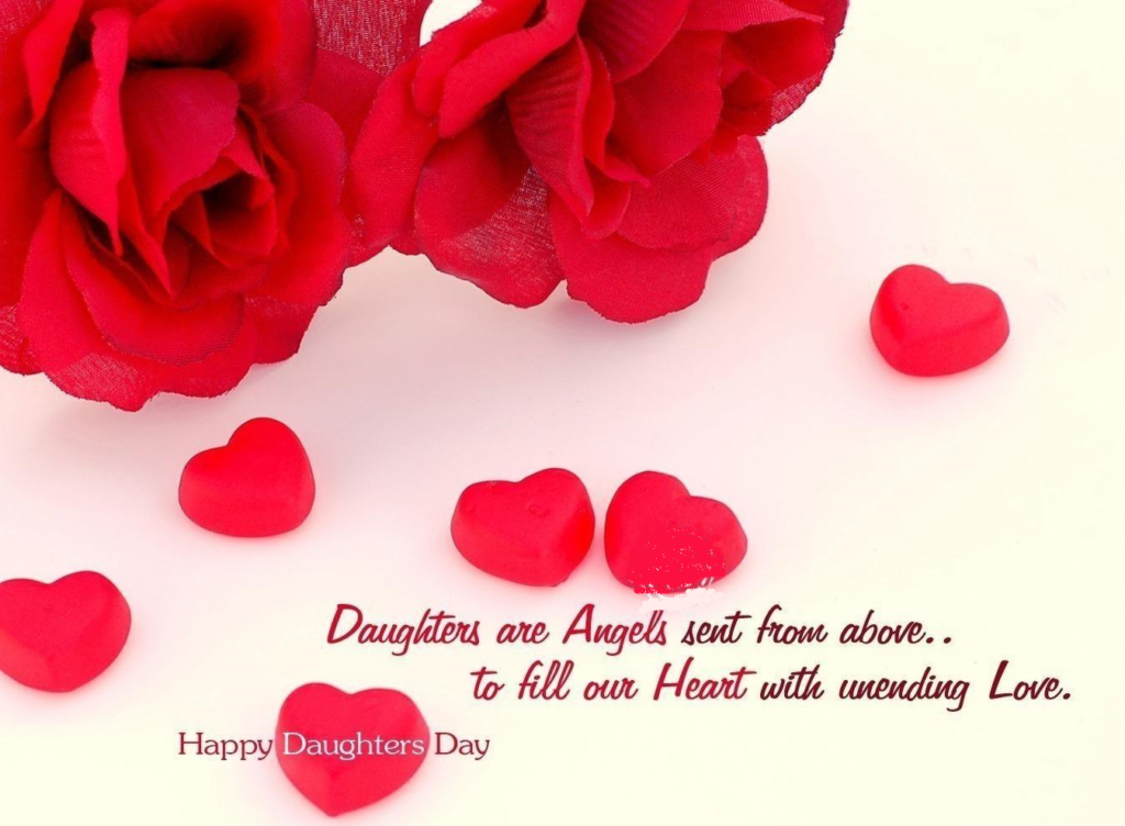 Happy Daughters Day image with quotes