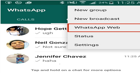 WhatsApp Web for iPhone users
