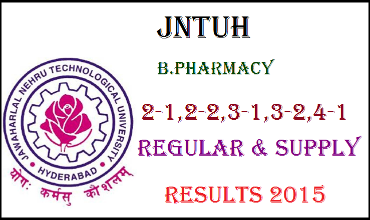 JNTUH B-Pharmacy 2-1,2-2,3-1,3-2 And 4-1 Recounting And Revaluation Results Declared @ www.jntuh.ac.in