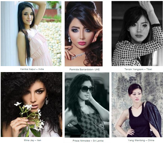 Manappuram Miss Asia 2015 Winners Contestants, Photos