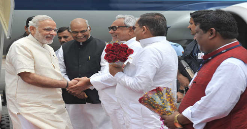 PM Modi with Nithish kumar
