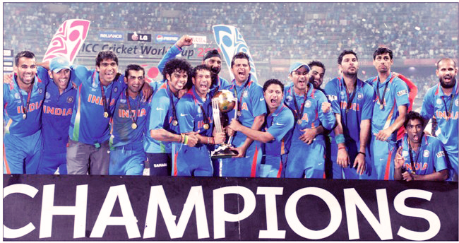 2011: We won the cricket World Cup AGAIN. 