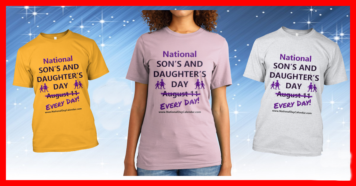 son's and daughter s day T shirts