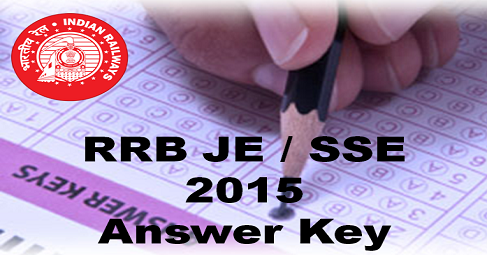 RRB JE-SSE 2015 Answer Key