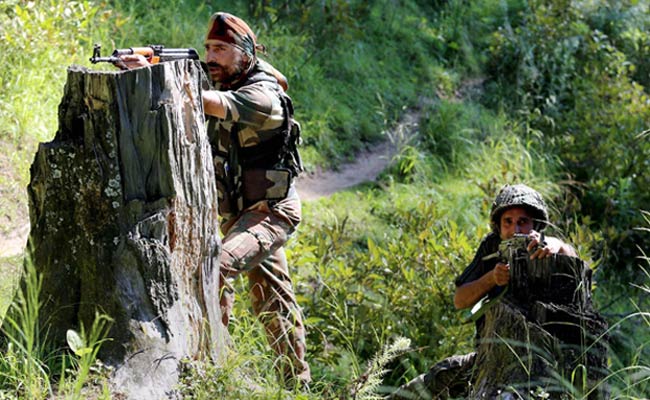 firing attack between terrorists and security forces