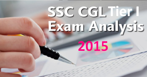 SSC CGL Tier 1 exam analysis 2015