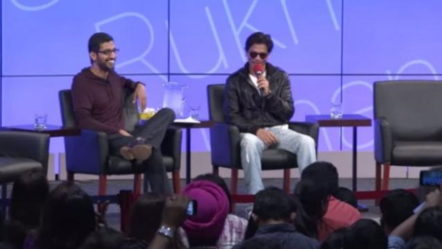 When Shah Rukh Khan Told Sundar Pichai he Wanted to be a Software Engineer