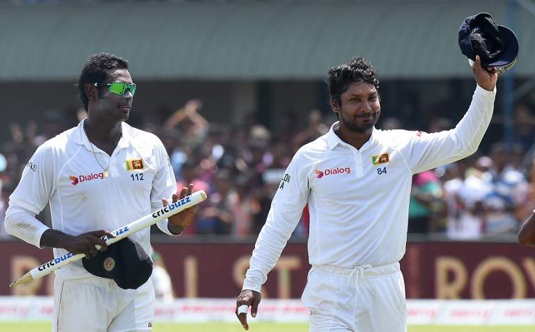 angelo mathews with Sangakarra