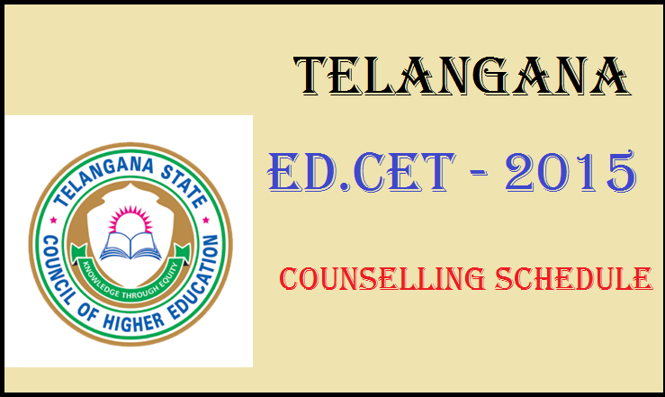 Ts Ed.CET Counselling Dates
