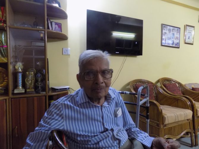 Raj Kumar Vaishya, the oldest student at Nalanda University