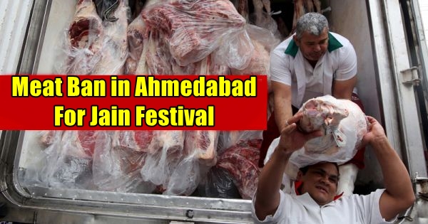 shops closed in ahmedabad for ten days over meat ban due to jain festival