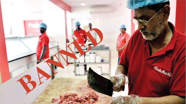 butcheries in ahmedabad closed due to ban on meat