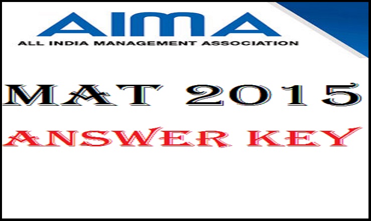 AIMA MAT September 2015 Answer Key: Download Here