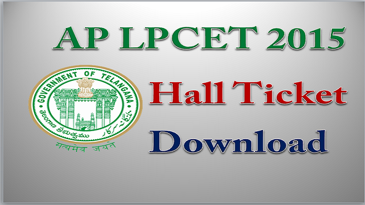 AP LPCET 2015 Hall Ticket Download