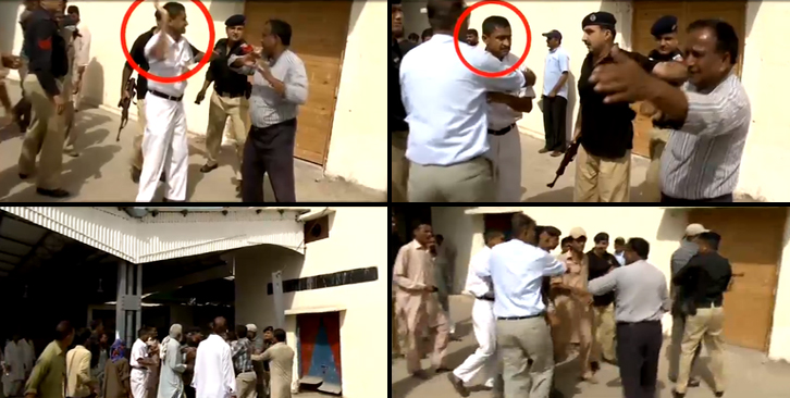 pakistani tv reporter chand nawab beaten up by police in karachi